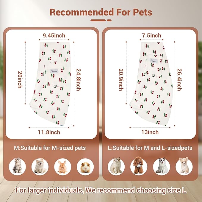 Dog Carrier Sling,Indoor Comfort Adjustable Cat Sling Carrier,with Front Pocket and Seat Belt Dog Carriers for Small Dogs Machine Washable,Suitable for Family Outdoor Use (Large, Cherry)