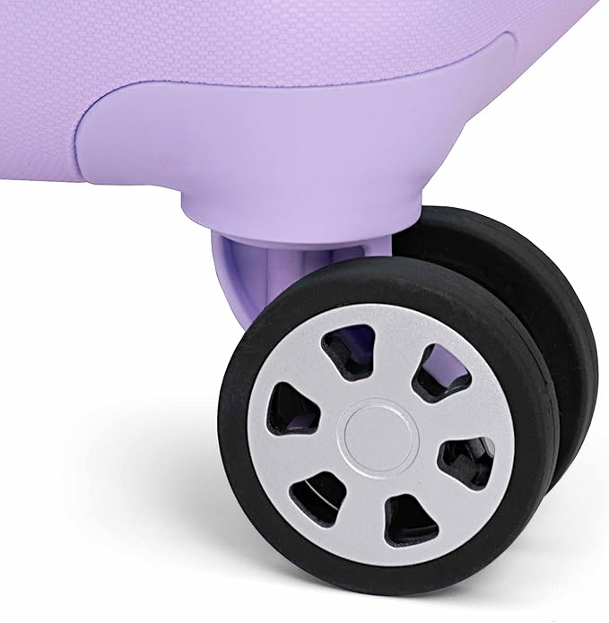 Traveler's Choice Pagosa Indestructible Hardshell Expandable Spinner Luggage, Lavender, 26-Inch Medium