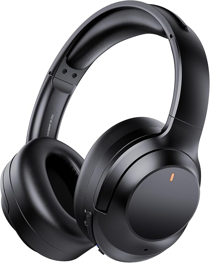 Upgraded Pro‑Level Hybrid Active Noise Cancelling Headphones, HD Sound & Big Bass, 2X Softer Comfort, Long ANC Playtime, Wireless Over-Ear Bluetooth Headphones Perfect for Home Office|Travel|Gifts