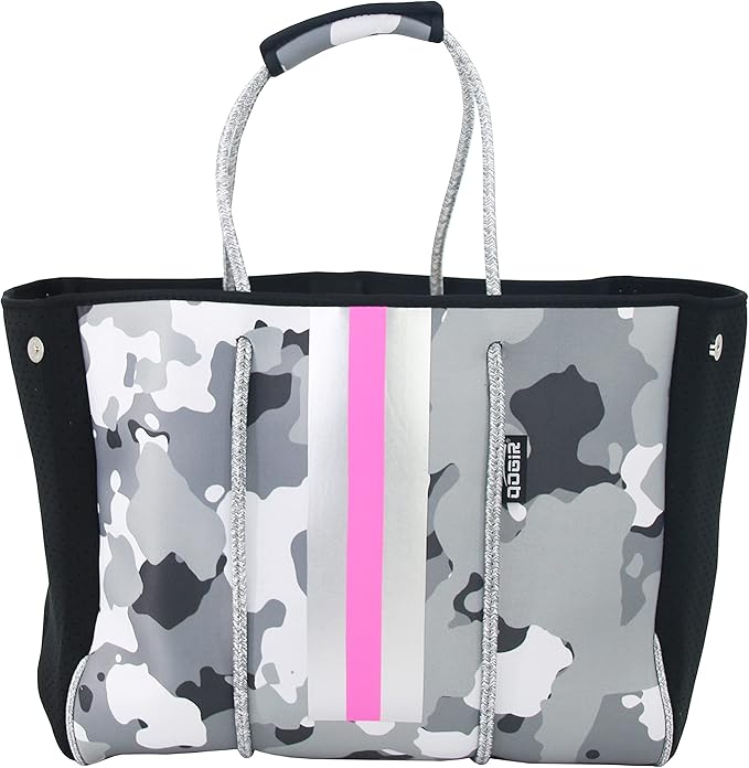 QOGiR Neoprene Multipurpose Beach Bag Tote with Inner Zipper Pocket … … … …