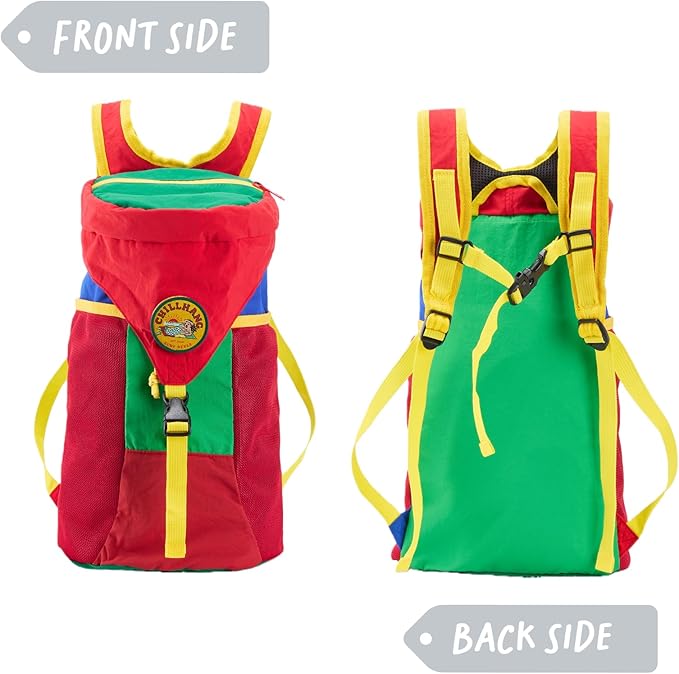 Packable Backpack, Lightweight Hiking Daypack for Men & Women, 18L Foldable Water-Resistant Small Backpack with Color Block Design for Outdoor Trekking Camping Trav