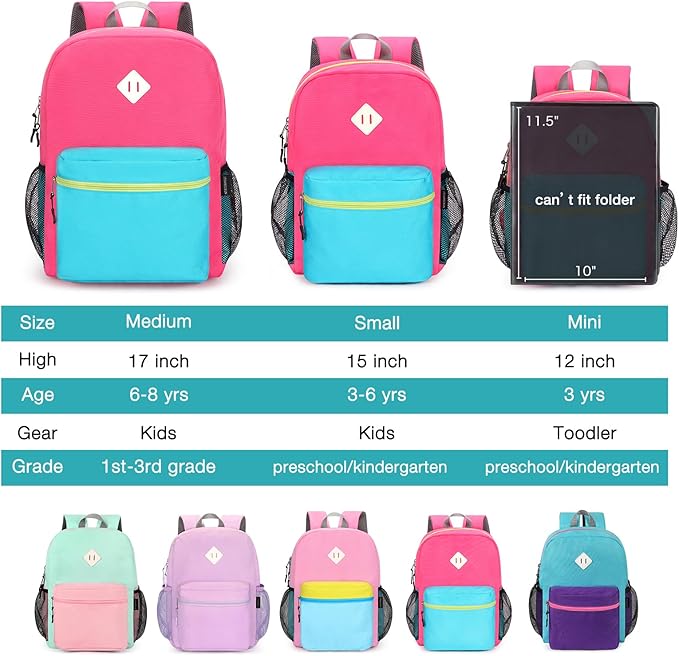 STEAMEDBUN Backpack for Girls 5-9,Kids Backpack for Elementary School Bag