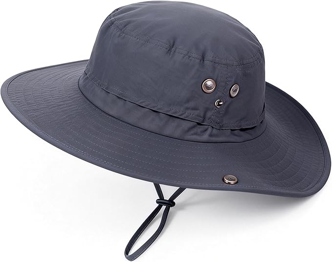 Plus Size XL XXL Sun Hats for Men Bucket Boonie UV Protection UPF50+ Waterproof Wide Brim Foldable Fishing Beach