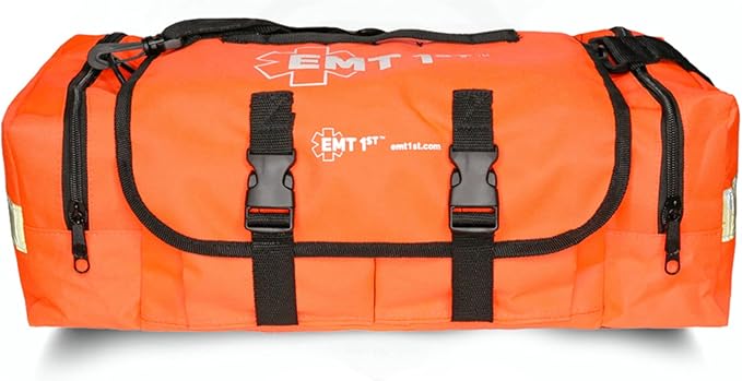 EMT 1st Emergency Responder First Aid Kit | Medical Trauma Bag for Disaster Preparedness | Perfect for Wilderness, Camping, Home, Car, & Office | Our Lightweight Kits
