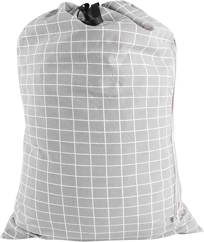 SWISSELITE Laundry Bag with Handle and Drawstring, Large Heavy Duty Laundry Bag, 28 x 40 Inches Travel Dirty Clothes Bag for Laundromat and Household