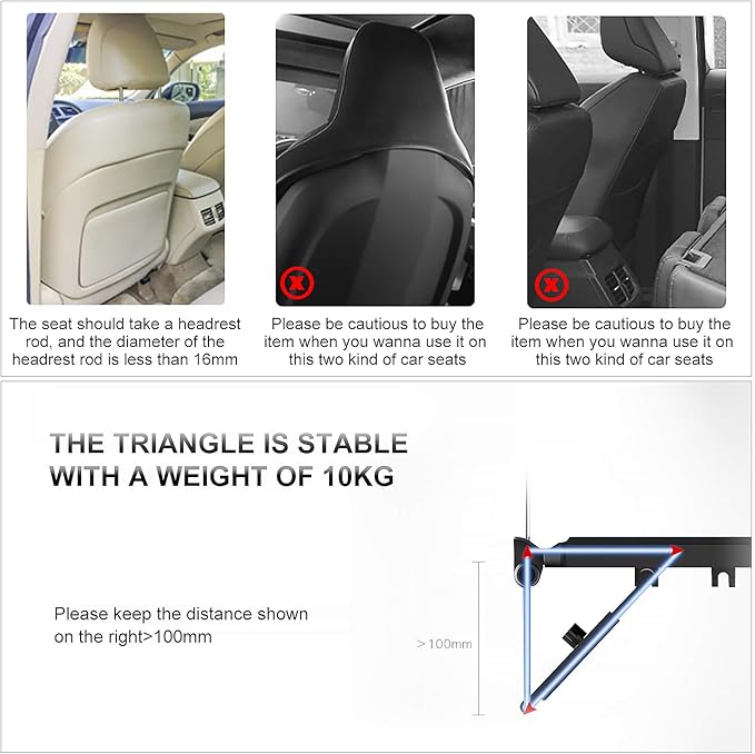 CPROSP Car Steering Wheel Seat Tray Desk Foldable Portable with Mouse Drawer for Eating Writing Working in Car, with Notebook Groove/Drink Cup Groove