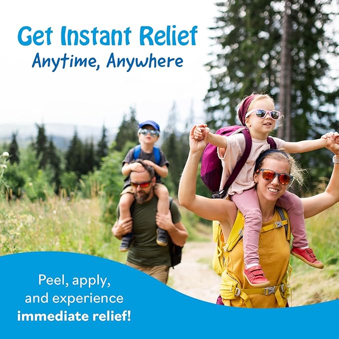 Moskinto, The Original Mosquito Itch Relief Patches for Kids & Adults, Bug Bite Patches Soothe Swelling & Itching Instantly, Anti Itch Bug Bite Relief, Suction Tool Alternative Travel Pack, 24 Count