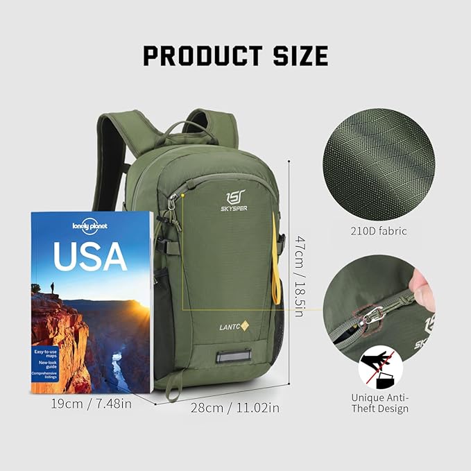SKYSPER Small Hiking Backpack, 20L/30L Lightweight Travel Backpacks Hiking Daypack for Women Men