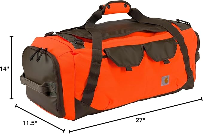 Carhartt Heavy Haul Utility Duffel Bag's, Water-Resistant Packable Bag for Jobsite, Gym, and Travel