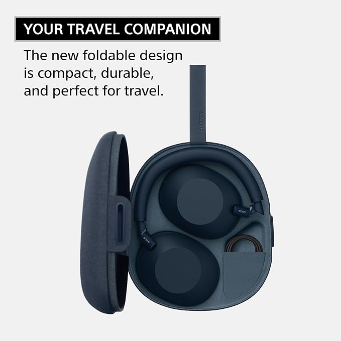 Sony WH-1000XM6 The Best Noise Canceling Wireless Headphones, HD NC Processor QN3, 12 Microphones, Adaptive NC Optimizer, Mastered by Engineers, Studio-Quality, 30-Hour Battery, Black
