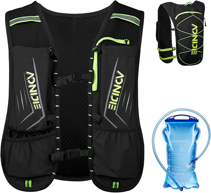 TRIWONDER Hydration Running Vest Backpack, Lightweight Water Pack for Men Women Hydration Backpack for Trail Race, Hiking, Cycling, Climbing, Camping, Jogging, Marathon
