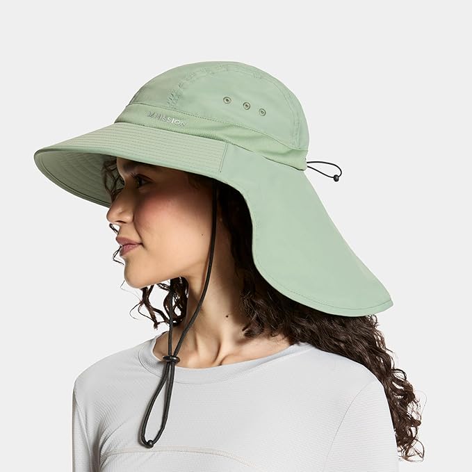 Cooling Sun Defender Sun Hat, UPF 50 UV Protection for Men Women, Wide Brim Outdoor Hat for Hiking, Fishing, Beach, Gardening