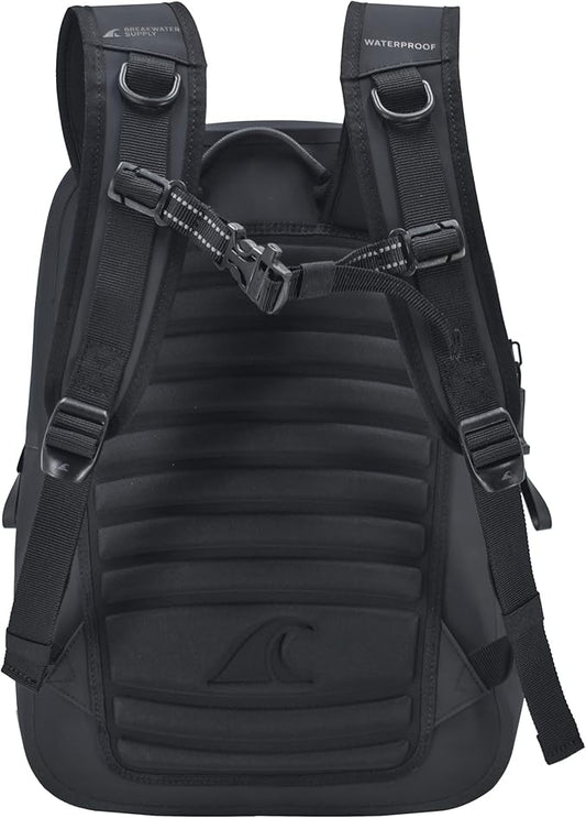Breakwater Supply™ Waterproof IP68 Submersible Backpack with Airtight Zippers | Laptop Travel Outdoors | Fogland 25L 20L 15L
