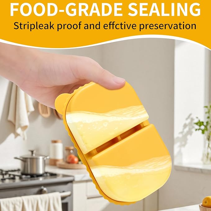 AKGGBOOOM 4 Pack 8.5oz 2-Compartment Snack Containers, Kids Snack Container with Leakproof Lids, Small Silicone Bento Box & Fruit Containers for Lunchbox, School, Travel, and Meal Prep