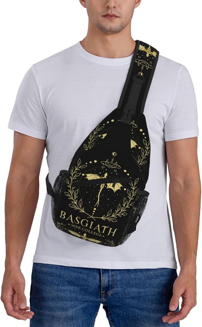 Fourth Dragon Wing Crossbody Bag Trendy Sling Bag Bakpack Casual Chest Bags Daypack For Hiking Walking Travel Running(6)