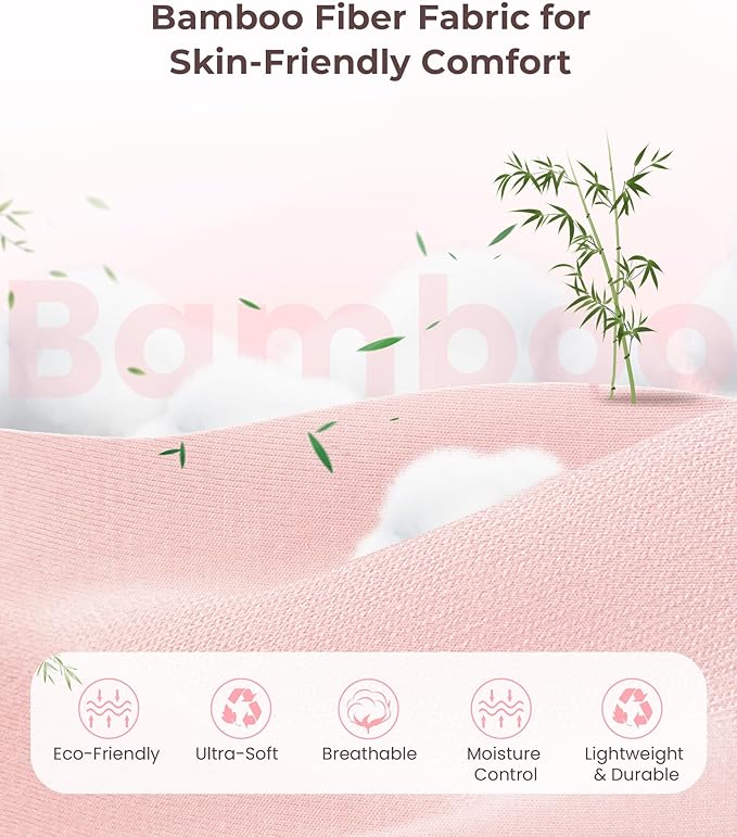 MUSICOZY Bamboo 3D Bluetooth Sleep Mask Headphones, Ultra-Soft Bamboo Fiber Wireless Sleep Headphones, Ultra-Thin Speakers, Double-Layer Detachable Eye Mask for Side Sleepers, Gifts for Men Women