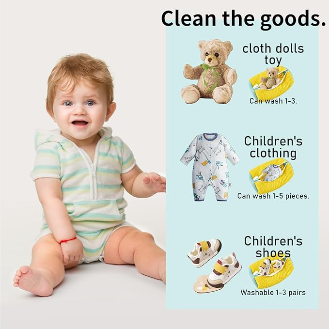 Shoe Washing Machine Bag: Laundry Shoe Bag for Washer and Dryer - 2pc Reusable Shoe Cleaning Bag for Sneaker Tennis Shoes Unstain Cleaner Kit (2pcs)