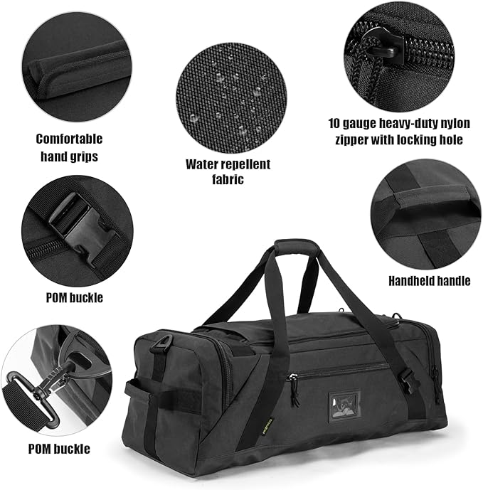 Large Duffle Bag,Gym Bags For Men Weekend Bag For Women Travel Backpack Carry On Sports Duffel Bag
