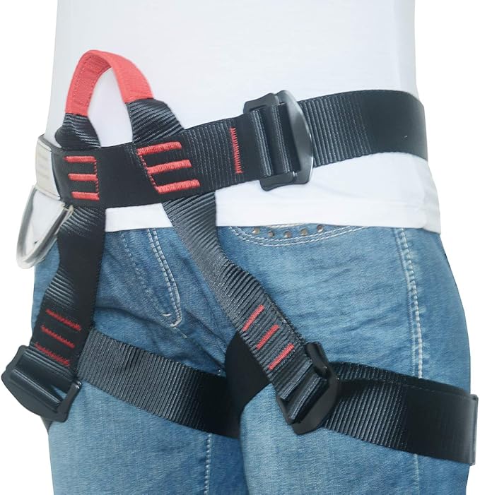 HeeJo Climbing, Safety Safe Seat Belt for Outdoor Tree Climbing, Outward Band Expanding Training Large Size,Climbing Gear