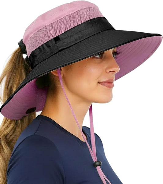 GearTOP Safari Hat for Men Sun Hats for Women UV Protection UPF 50+ Fishing, Gardening, Hiking Hat (22-23 1/2")