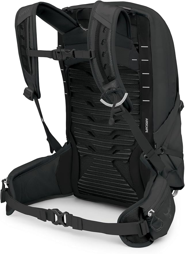 Osprey Talon 11L Men's Lightweight Hiking Backpack - Small Daypack for Travel & Camping, Black/Coal Grey