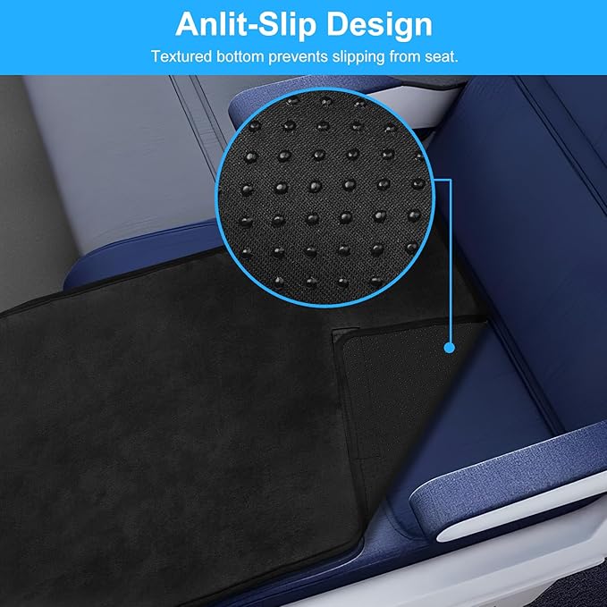 Toddler Airplane Bed & Travel Essentials - Kids Airplane Seat Extender, Portable Plane Bed for Flights