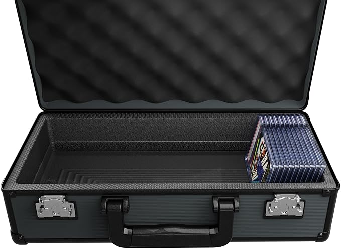 Zion Cases Slab Case Backpack; Fits PSA, BGS, HGA, SGC, CSG Graded Card Slabs; Ideal Travel Storage Solution; (Black)