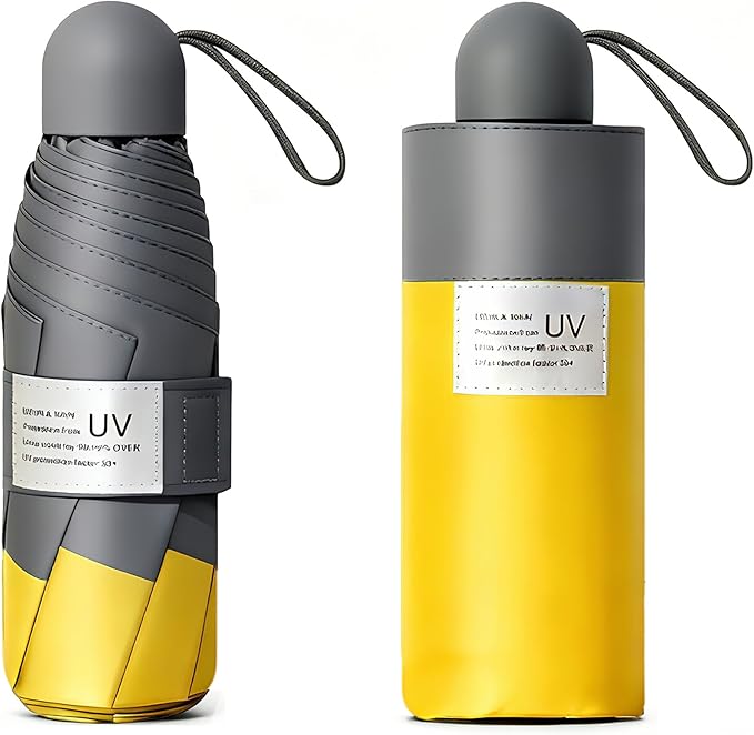 Super Compact Auto Umbrella - Your Lifetime Pocket Companion, UPF 50+ Sun & Rain Protection, Fits Any Purse, Lightweight Travel Essential