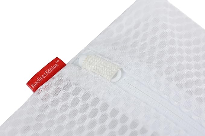 5 Pack Durable Mesh Laundry Bags & Lingerie Bags For Washing Delicates, Shoes & Sock Travel Organizer 16 x 12.5 Inches