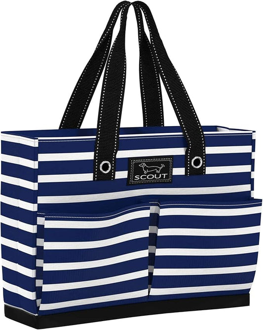 SCOUT Uptown Pocket Tote - Medium Multi-Use Tote Bag for Women, Nurses, Teachers, and Moms, 5 Pockets, Breakaway Zipper