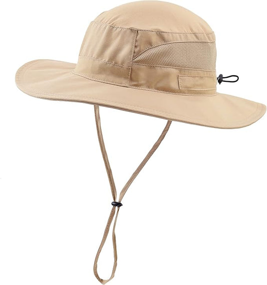 Connectyle Women's UPF 50+ Sun Hat UV Protection Wide Brim Bucket Hat Summer Beach Hats Fishing Hiking Outdoor Safari Hats