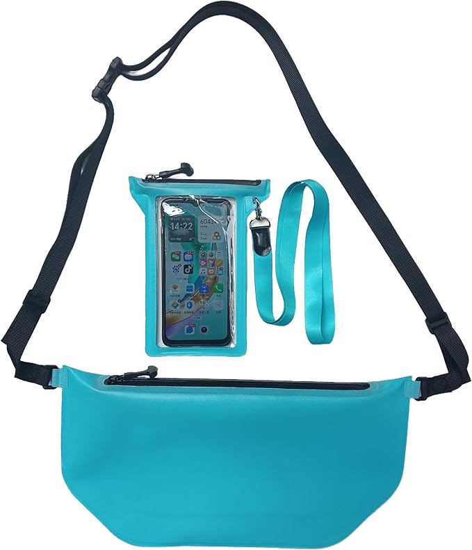 Waterproof Phone Pouch, Waterproof Phone Case, for iPhone 17 16 15 14 Pro Max，IPX8 Waterproof Rating, airtight Zipper Seal