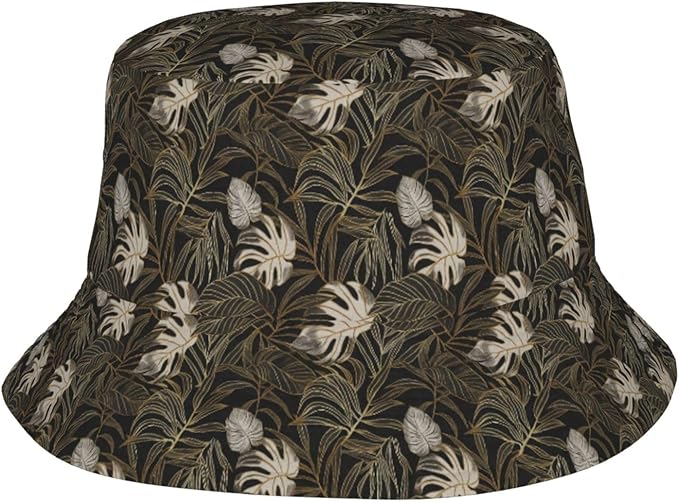 Unicorn and Pink Flower Fisherman Hat Summer Foldable UV Protection Sun Hat