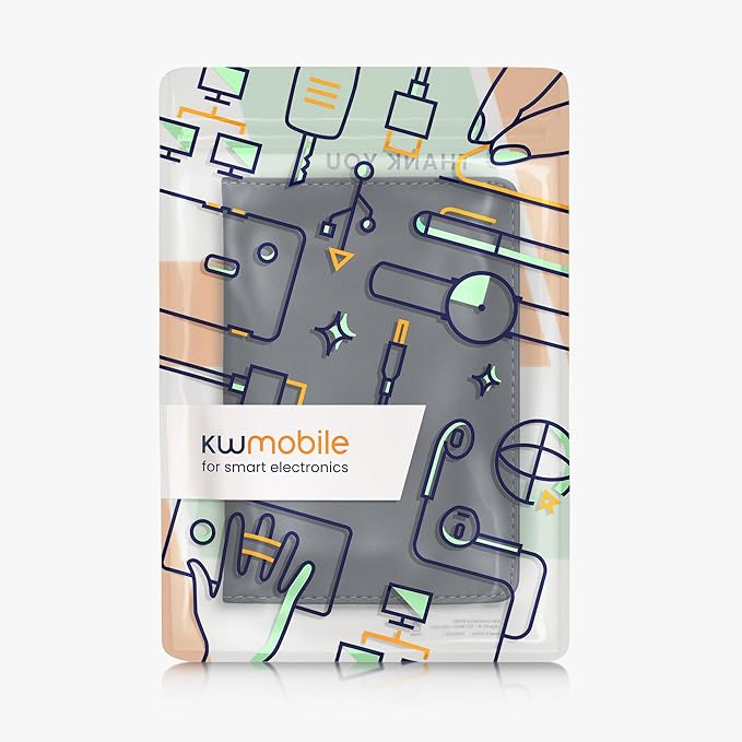 kwmobile Registration and Insurance Holder - Car Document Holder for Vehicle Documents and Cards - PU Leather - Black