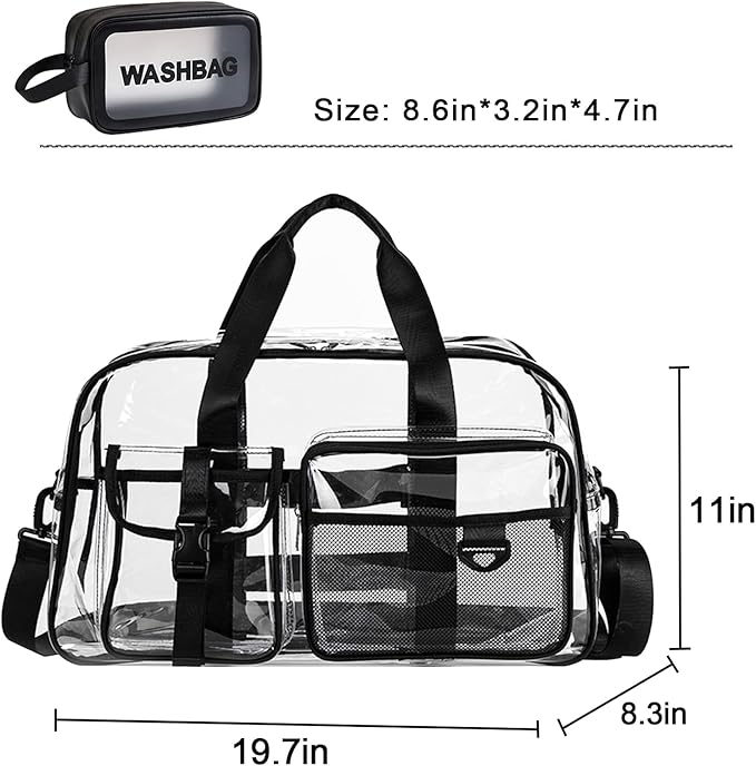 Small Gym Bag for Women, Travel Duffle Bag Carry On Weekender Bag with Shoe Compartment