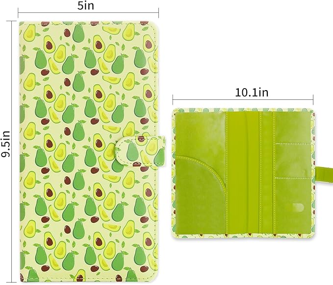 Car Registration and Insurance Card Holder, Document Holder for Cards, Driver Vehicle License Document Glove Box Compartment Organizer, Car Essentials For Women