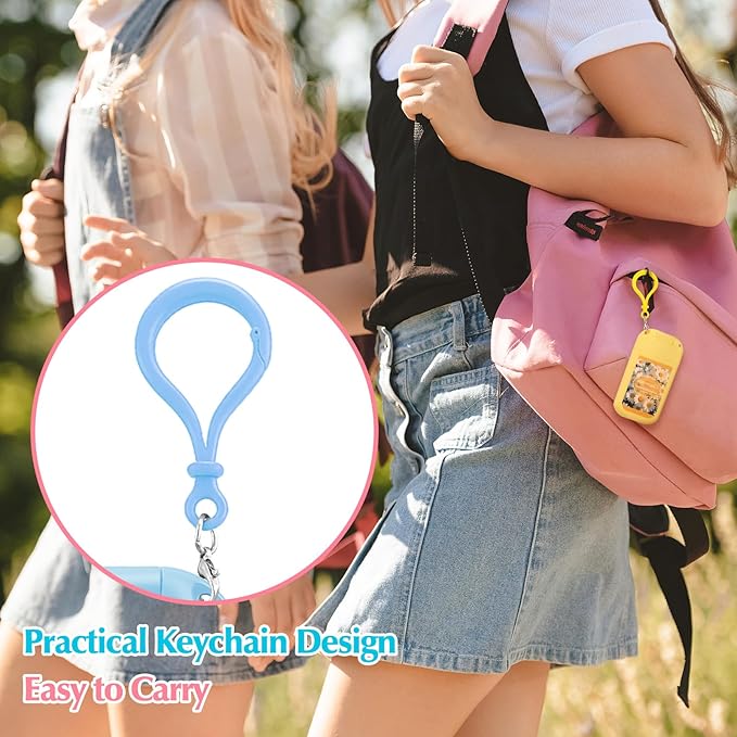 6 Pack Mini Hand Sanitizer Spray with Keychain Travel Size Scented Hydrating Hand Sanitizer Mist Portable Pocket Spray Bottle for Women Spring Gift