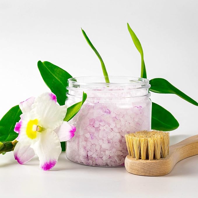 SATINIOR 12 Pack Plastic Container Jars with Lids Round Clear Travel Cosmetic Container Jars for Toiletries, Lotion, Cream, Ointments, Makeup, Rhinestone, Samples, Kitchen Storage(2 oz,Gold)