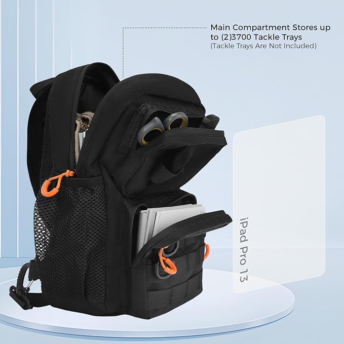 X-PAC Waterproof Fishing Sling Bag — Premium Single-Shoulder Pack with UltraSeal Zipper & Modular Storage Backpack