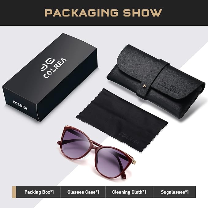 Trendy Cat Eye Sunglasses for Women Fashion Cateye UV400 Protection Glasses CL22017