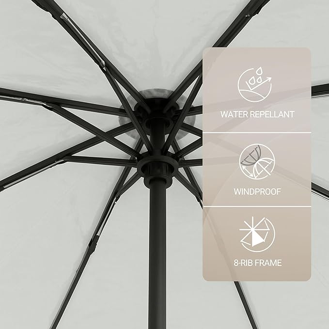 Knirps A.200 Medium Duomatic Windproof Umbrella for Adults – Automatic Open Close 38.5" Canopy, Travel Case Included