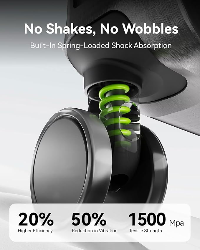 LUGGEX Carry On Luggage with Spinner Wheels, 20 Inch Aluminum Frame Zipperless Polycarbonate Hard Shell Suitcase, Charcoal Metallic