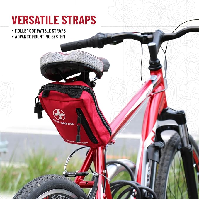 Surviveware 98 Pcs Comprehensive Premium Survival First Aid Kit - Medical Emergency Kit for Travel Camping Gear, Home Essentials & Outdoor Emergencies - HSA & FSA Eligible Survival Kit