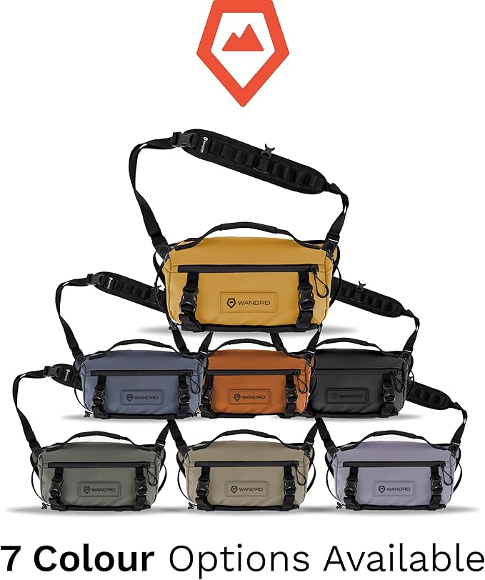 WANDRD ROGUE V1 6L Sling: Compact Camera Sling and Crossbody Bag with Fast Access, 3-Way Carry– Lightweight Everyday Bag Great for Travel, Photography, and Daily Use (Dallol Yellow)