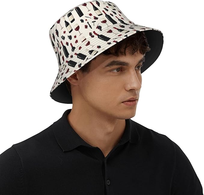 Yummy Hamburger Fisherman Hat Summer Foldable UV Protection Sun Hat
