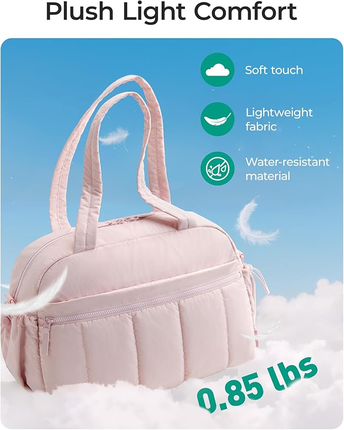 BAGSMART Gym Bag for Women, Duffle Bag for Travel with Wet Pocket, Lightweight Carry on Weekender Duffel, Water Resistant