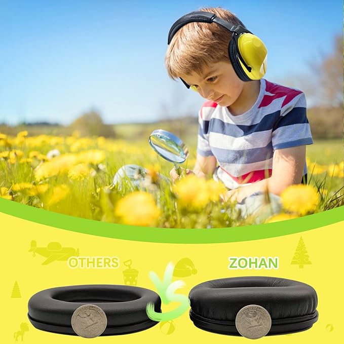 ZOHAN Kids Ear Protection 2 Pack,Kids Noise Canceling Headphone for Concerts, Monster Truck, Fireworks
