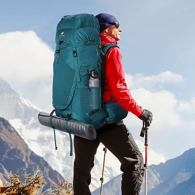 N NEVO RHINO Internal Frame Hiking Backpack 50/60/65/70/80L, Mountain Climbing Camping Backpack Daypack Waterproof Rain Cover | Mountain Climbing, Camping Backpack, Daypack, Waterproof, Rain Cover