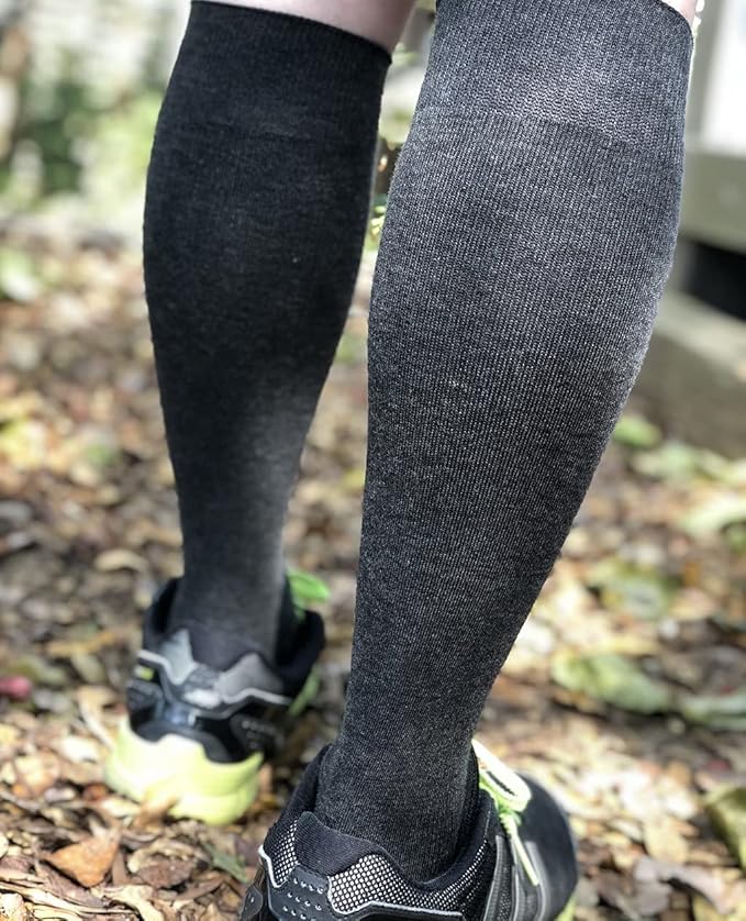 Big and Tall Compression Socks Sizes L to 8XL, Comfortable Knee High Socks for Men and Women