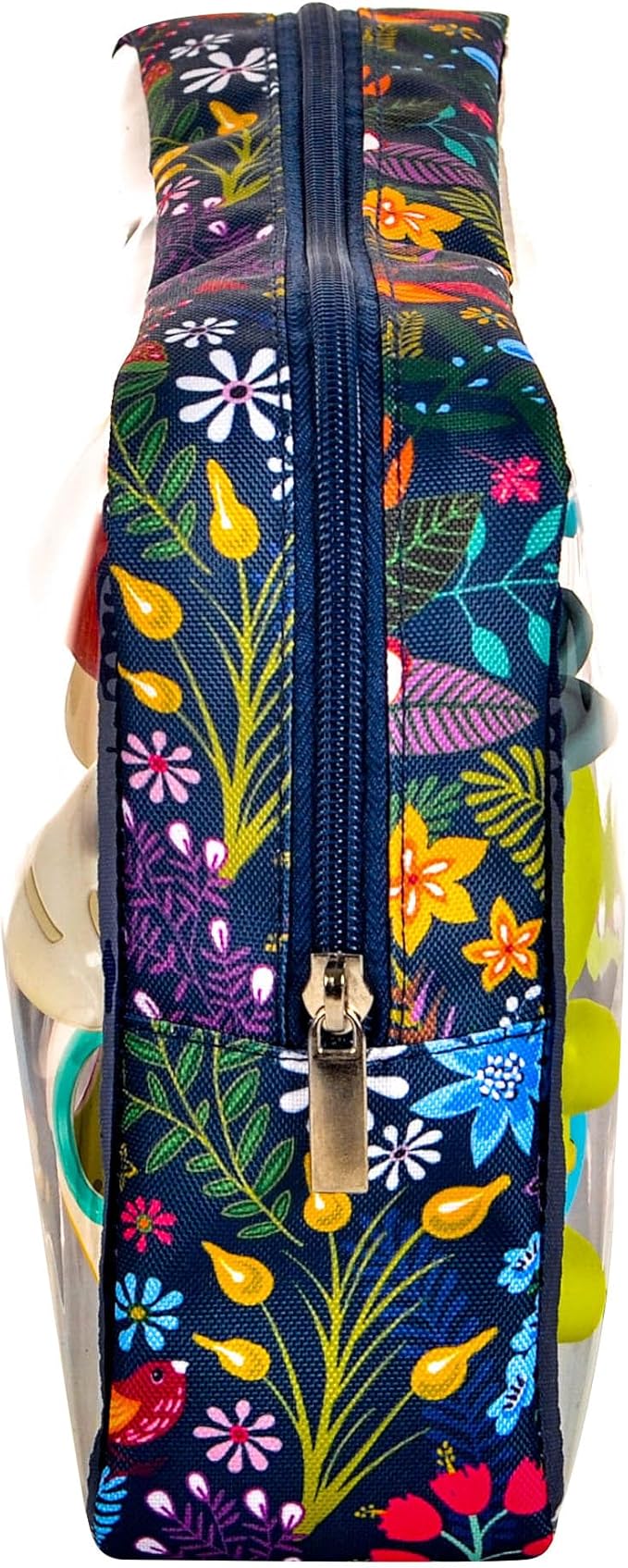 TSA Approved 5-Piece Diaper Bag Organizer Pouch Set Clear Waterproof TPU Kids Toiletry Storage Set Travel Packing Clutch Cube Bags for Baby Nursing